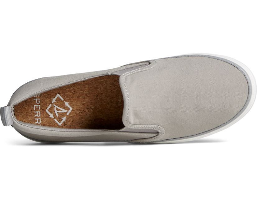 Zapatillas Sperry Crest Twin Gore SeaCycled™ Canvas Gris | BPRDQZ521