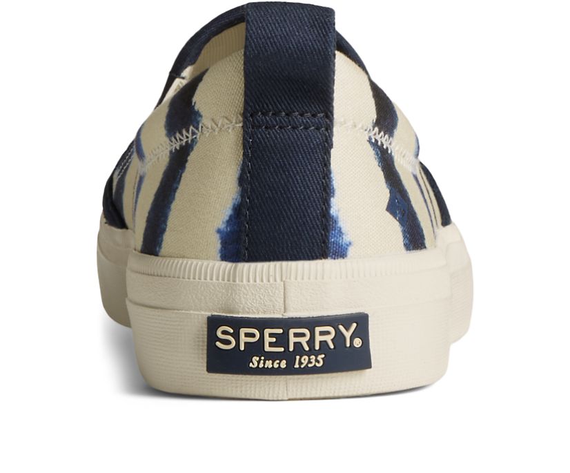 Zapatillas Sperry Crest Twin Gore Tie Dye Stripe Azul Marino | SBCNWA185