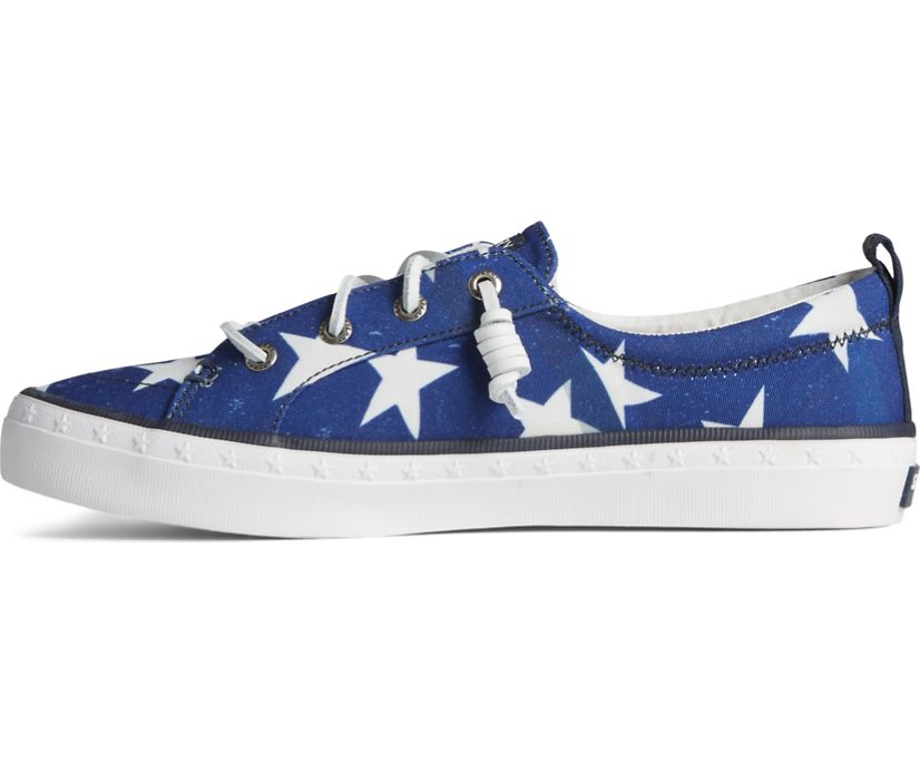 Zapatillas Sperry Crest Vibe Americana Stars & Stripes Rojas Blancas Azules | CXHGEZ638