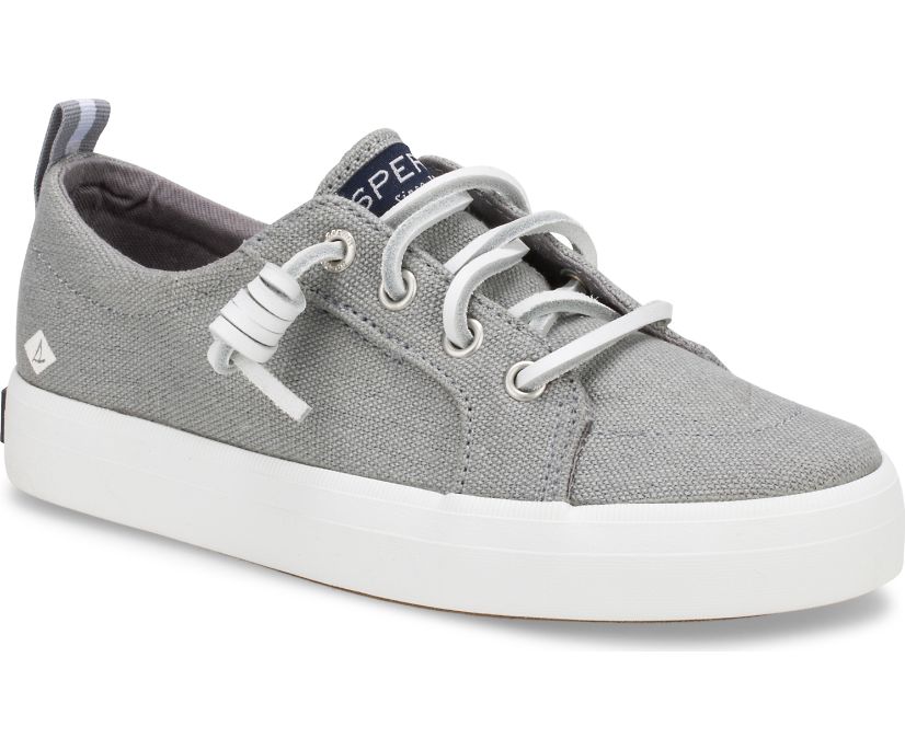 Zapatillas Sperry Crest Vibe Gris | BZYKRJ764