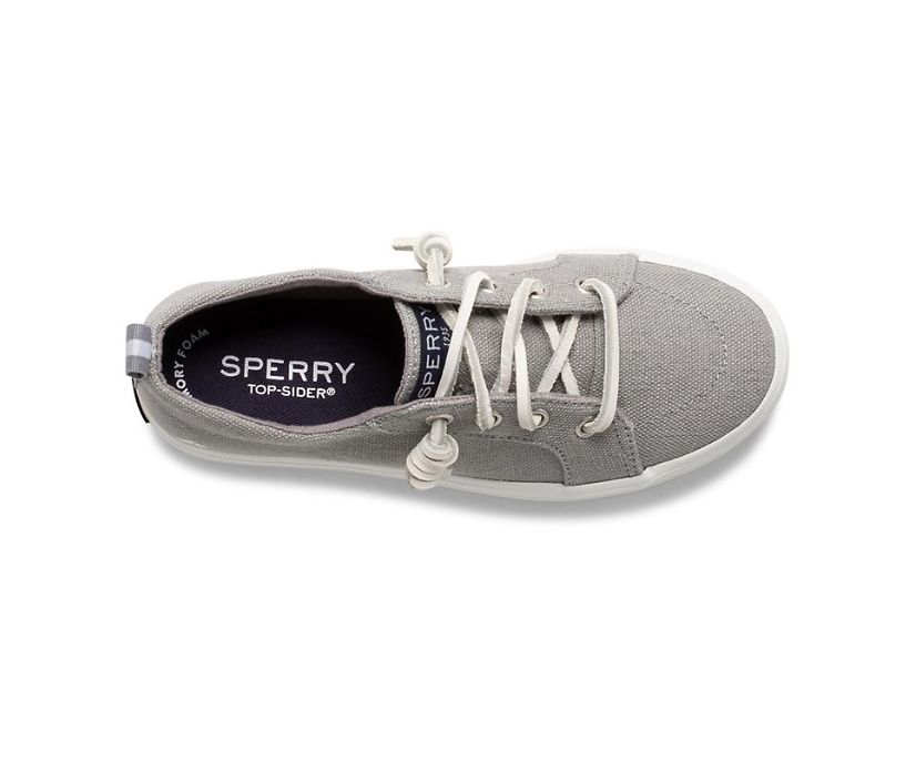 Zapatillas Sperry Crest Vibe Gris | BZYKRJ764