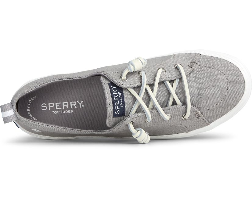 Zapatillas Sperry Crest Vibe Gris | JEZBLF943