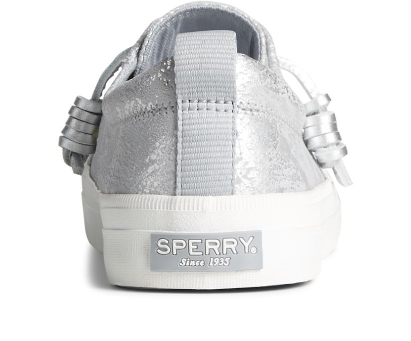 Zapatillas Sperry Crest Vibe Metallic Plateadas | CEFYXT389