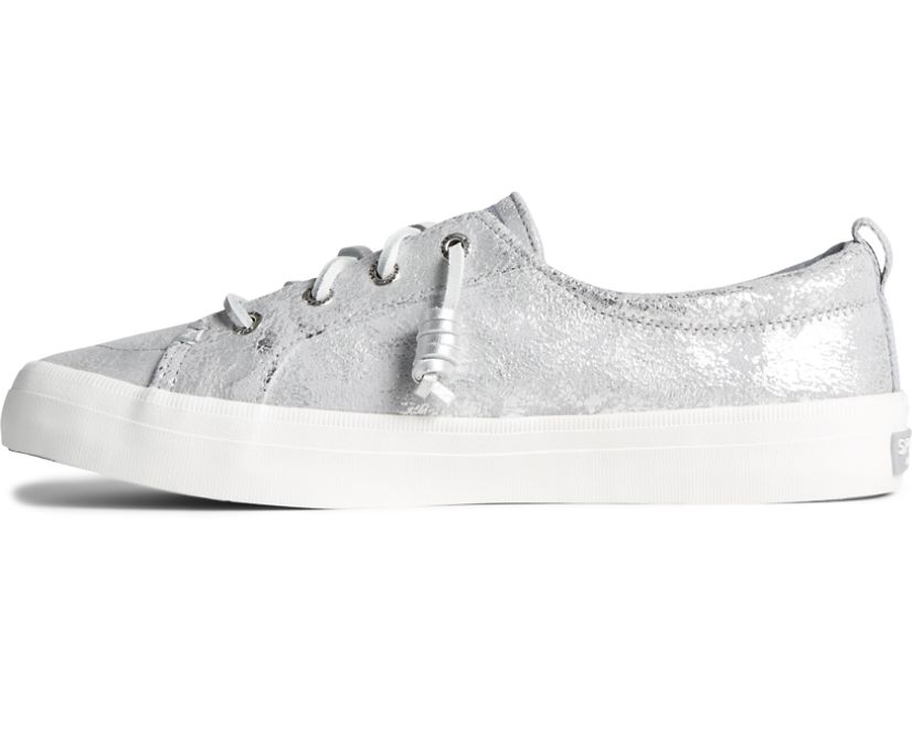 Zapatillas Sperry Crest Vibe Metallic Plateadas | CEFYXT389