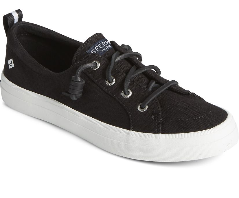 Zapatillas Sperry Crest Vibe Negras | OZIJMK094