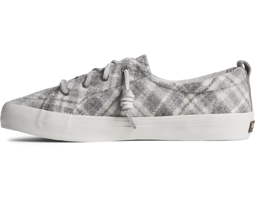 Zapatillas Sperry Crest Vibe Plaid Lana Gris | WYHDUX916