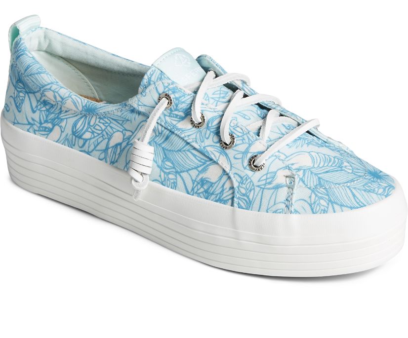 Zapatillas Sperry Crest Vibe Platform Azules | AWPGML367