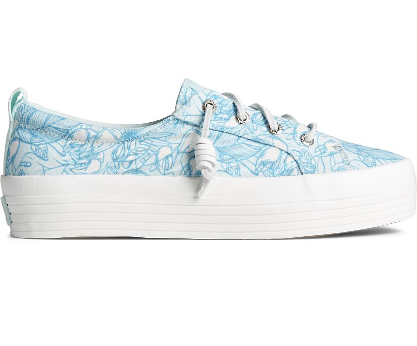 Zapatillas Sperry Crest Vibe Platform Azules | AWPGML367