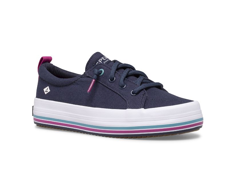 Zapatillas Sperry Crest Vibe Platform Azul Marino | UPEWHC842