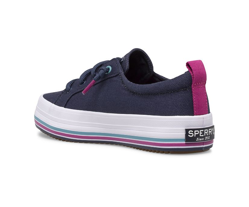 Zapatillas Sperry Crest Vibe Platform Azul Marino | UPEWHC842