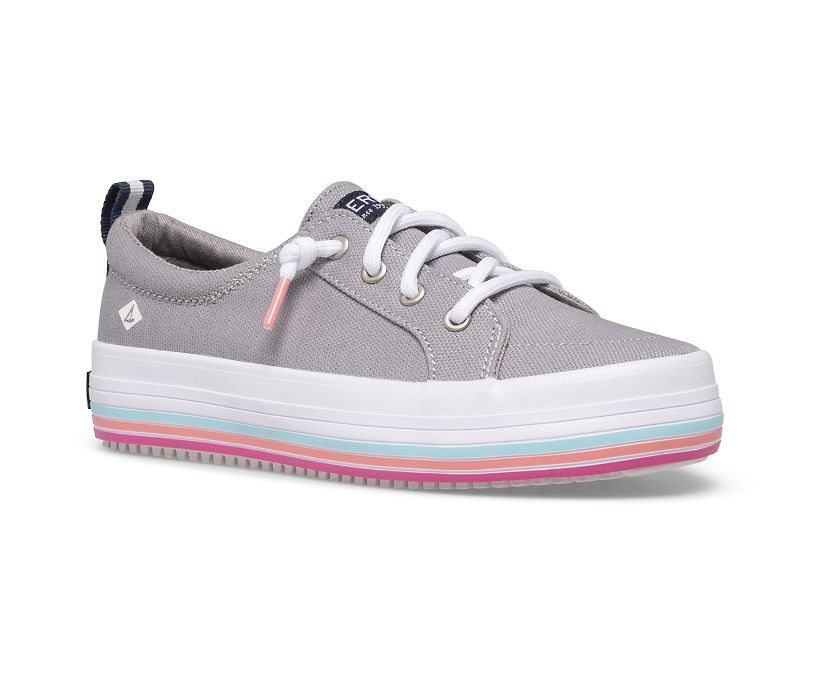 Zapatillas Sperry Crest Vibe Platform Gris | PJYULM538