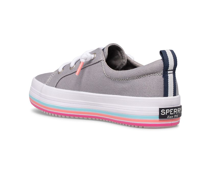 Zapatillas Sperry Crest Vibe Platform Gris | PJYULM538