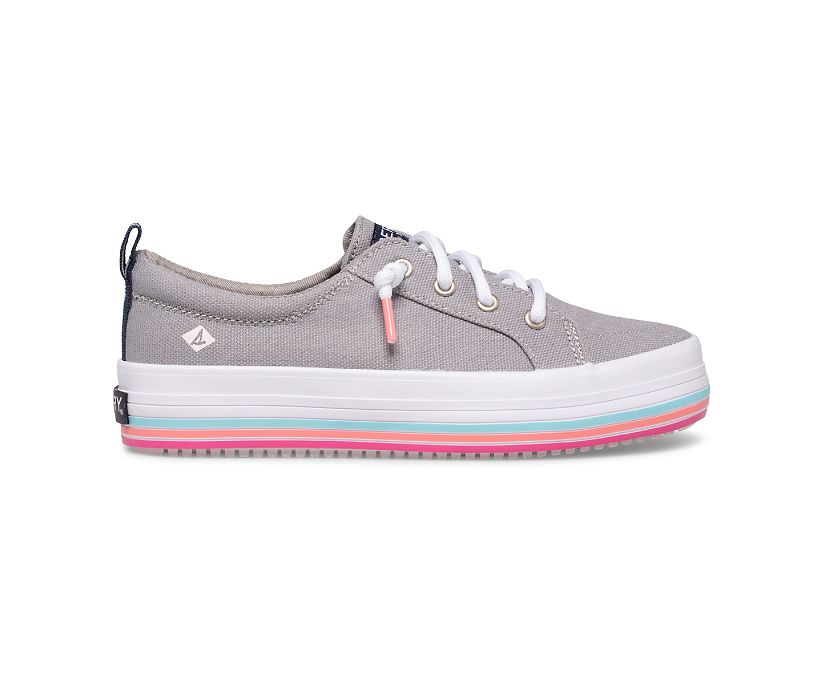 Zapatillas Sperry Crest Vibe Platform Gris | PJYULM538