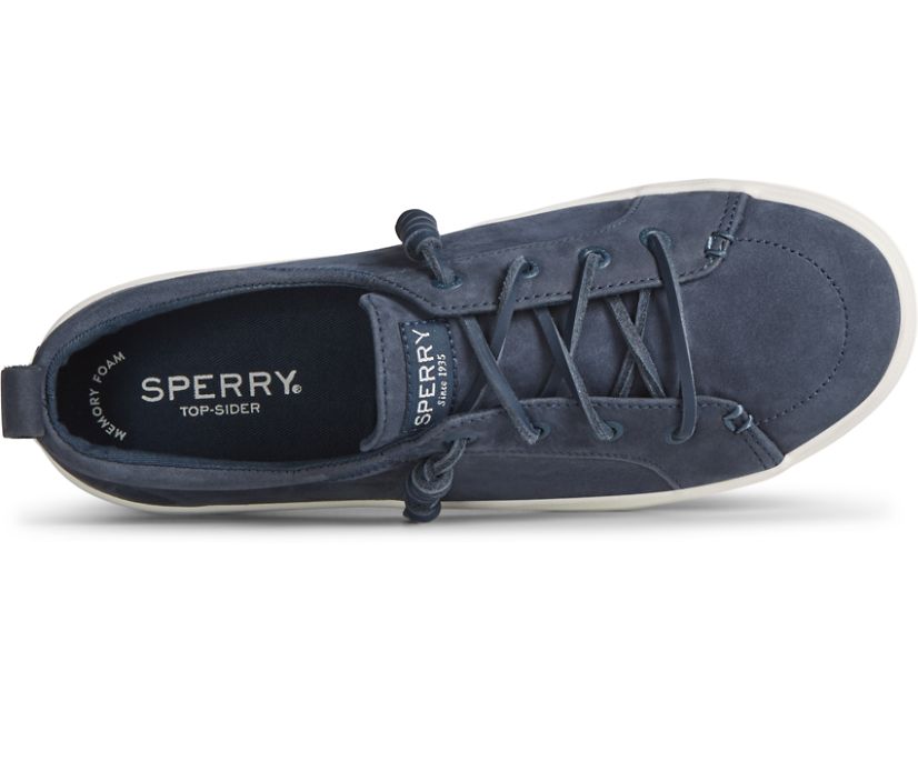 Zapatillas Sperry Crest Vibe Platform Stripe Azul Marino | LQWCSD427