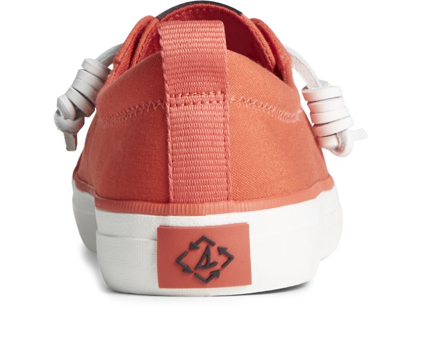 Zapatillas Sperry Crest Vibe SeaCycled™ Canvas Rojas | CNEZQV582