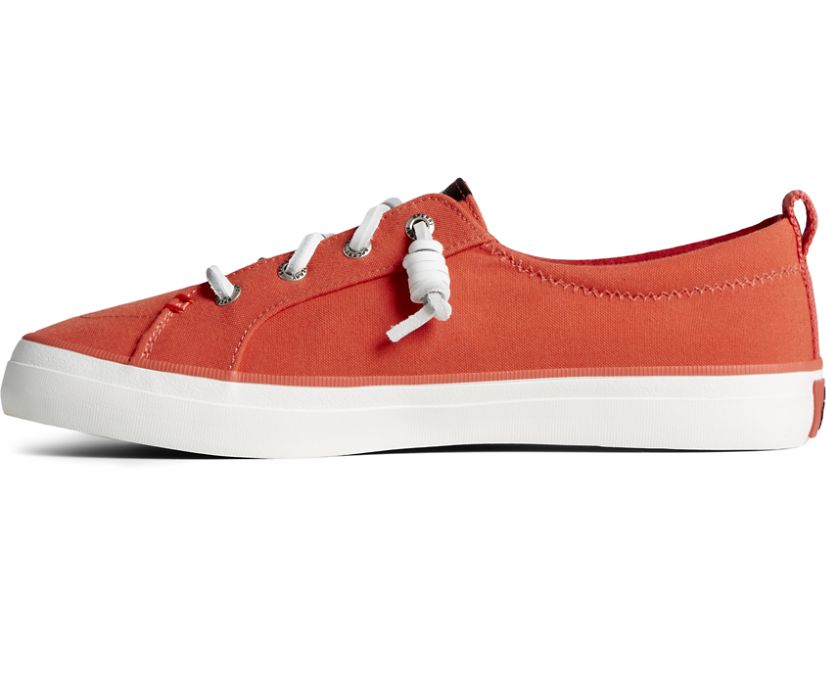 Zapatillas Sperry Crest Vibe SeaCycled™ Canvas Rojas | CNEZQV582