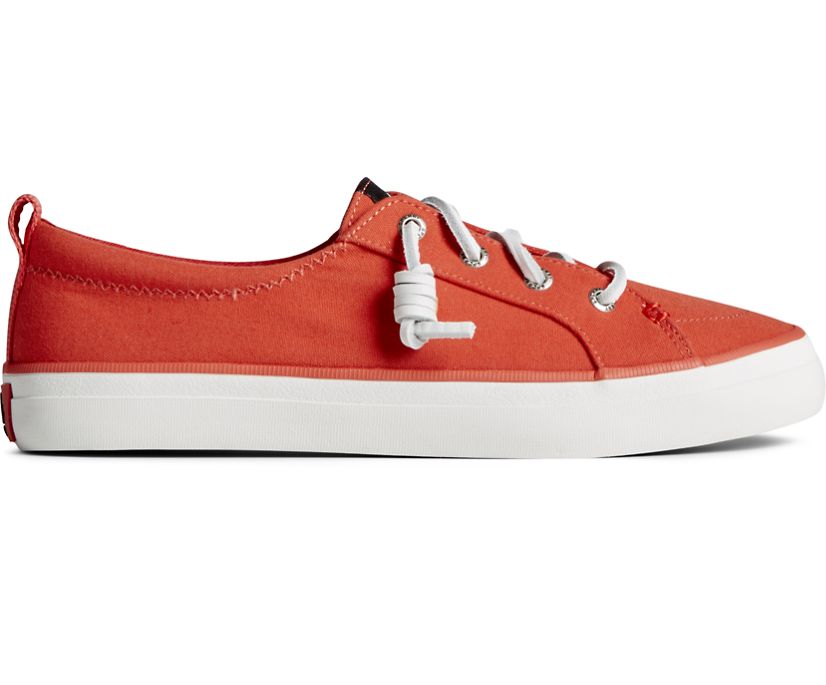 Zapatillas Sperry Crest Vibe SeaCycled™ Canvas Rojas | CNEZQV582