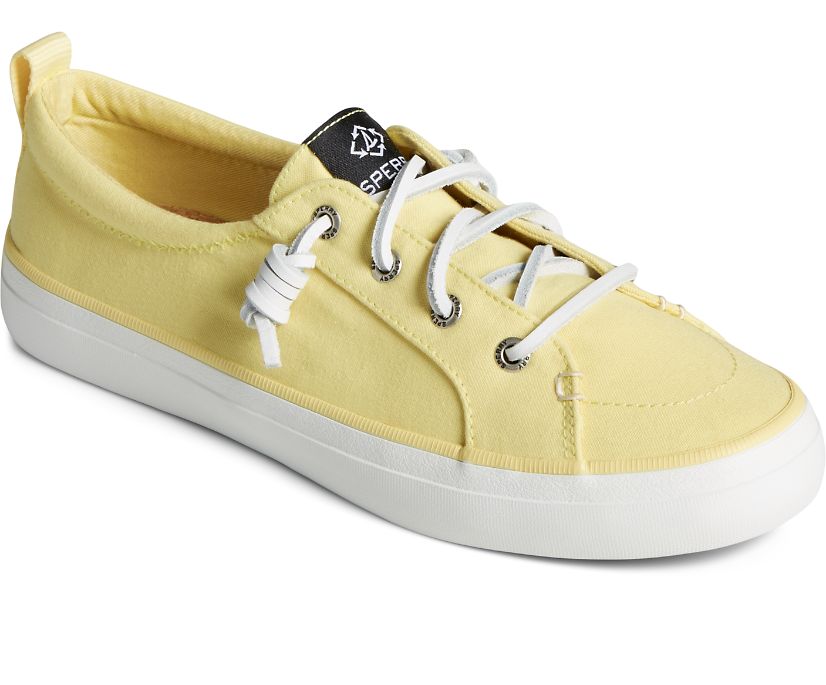 Zapatillas Sperry Crest Vibe SeaCycled™ Canvas Amarillo | OGNWEF480