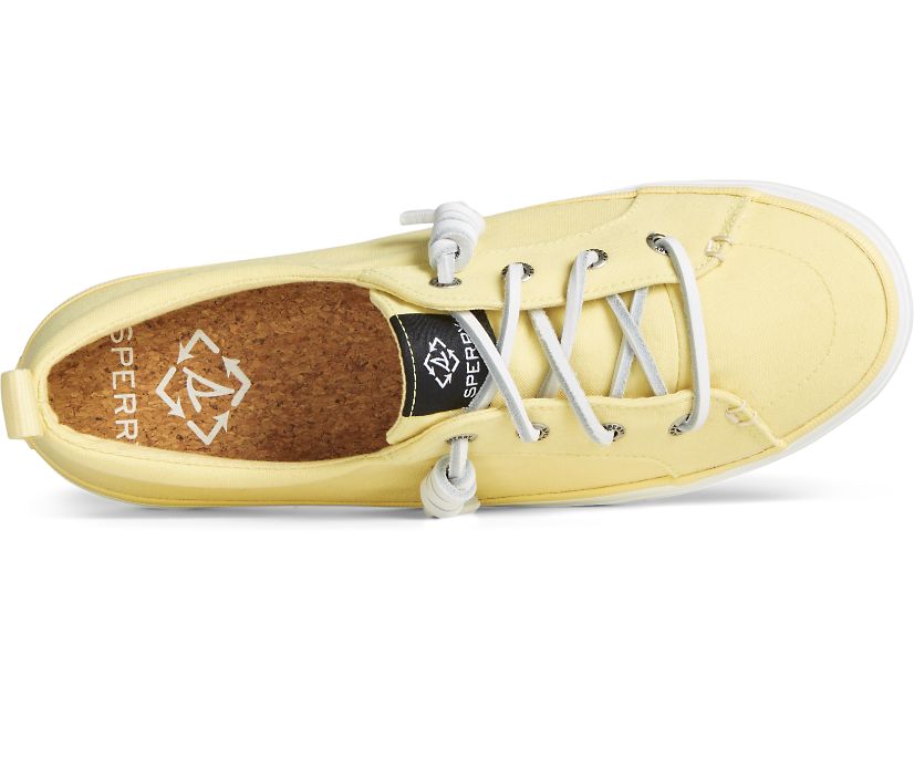 Zapatillas Sperry Crest Vibe SeaCycled™ Canvas Amarillo | OGNWEF480