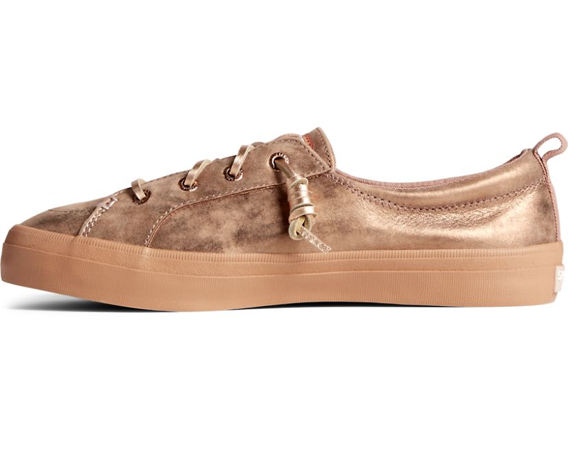 Zapatillas Sperry Crest Vibe Shimmer Cuero Rosas | MURDOZ374