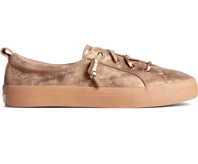 Zapatillas Sperry Crest Vibe Shimmer Cuero Rosas | MURDOZ374