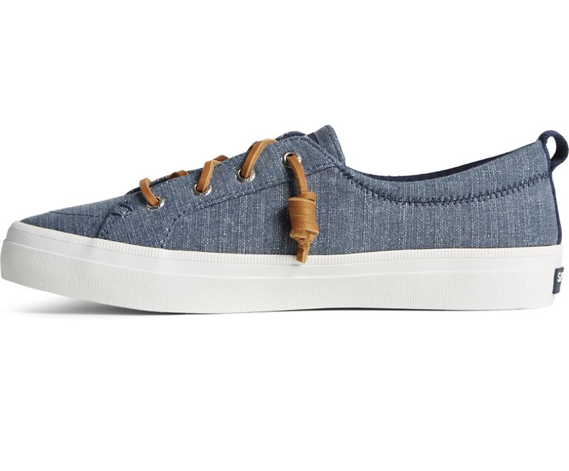 Zapatillas Sperry Crest Vibe Textile Stripe Azul Marino | MXLRIT081