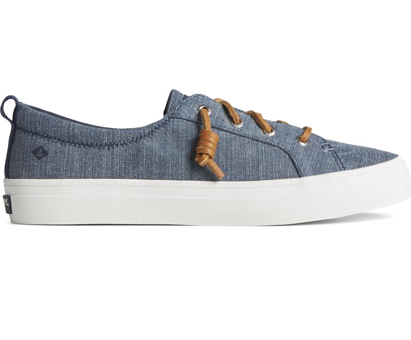 Zapatillas Sperry Crest Vibe Textile Stripe Azul Marino | MXLRIT081