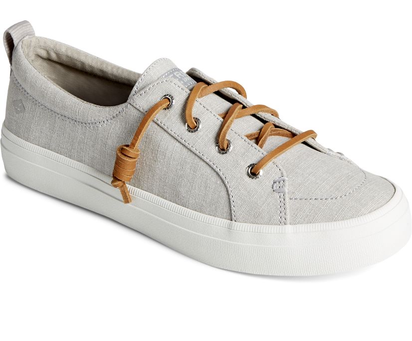 Zapatillas Sperry Crest Vibe Textile Stripe Gris | ZLNXVR245