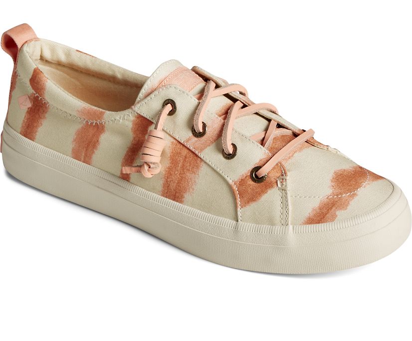 Zapatillas Sperry Crest Vibe Tie Dye Stripe Rosas | POKXLG071