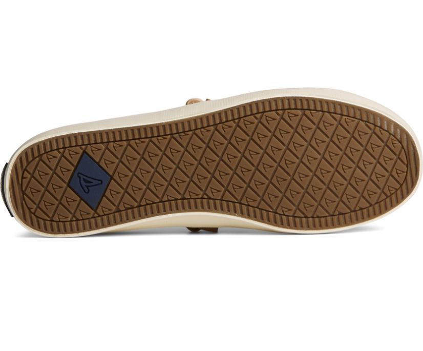 Zapatillas Sperry Crest Vibe Tumbled Cuero Blancas | ANVQRI718