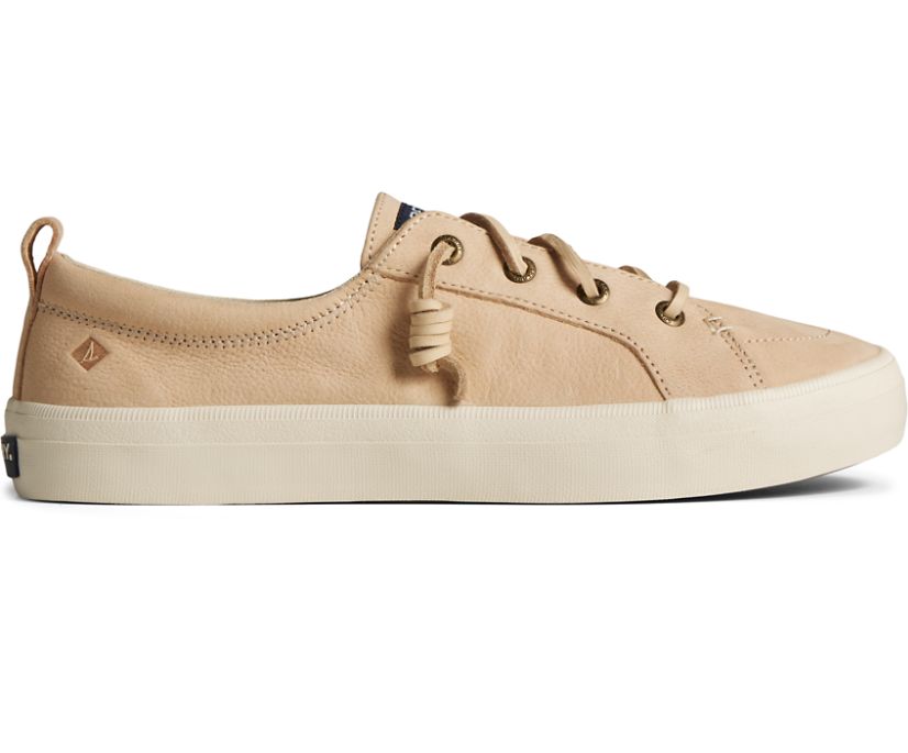 Zapatillas Sperry Crest Vibe Tumbled Cuero Blancas | ANVQRI718