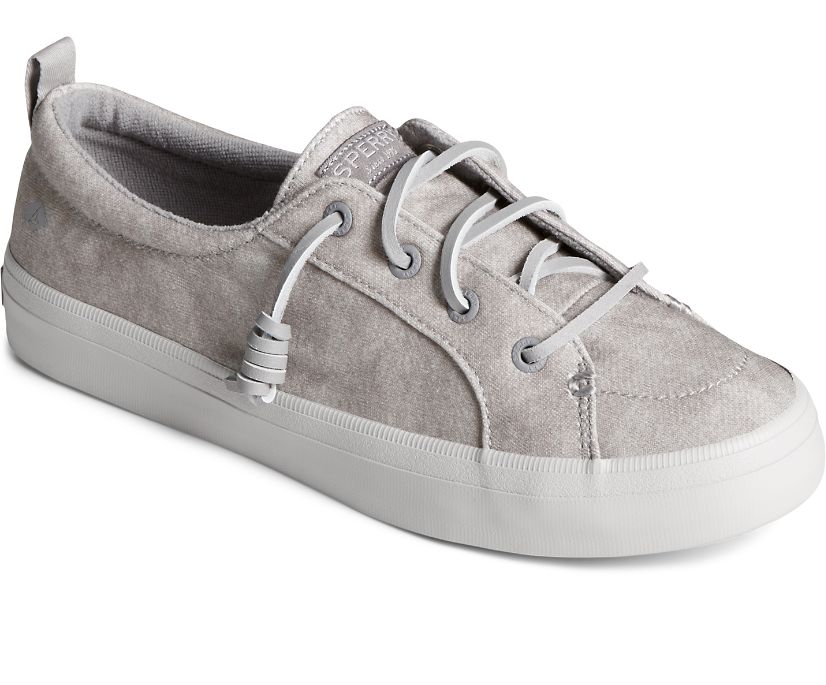 Zapatillas Sperry Crest Vibe Washed Jersey Gris | OBRNKH842