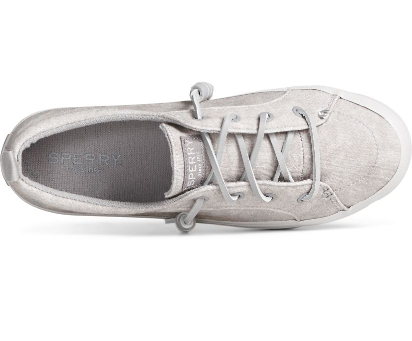 Zapatillas Sperry Crest Vibe Washed Jersey Gris | OBRNKH842