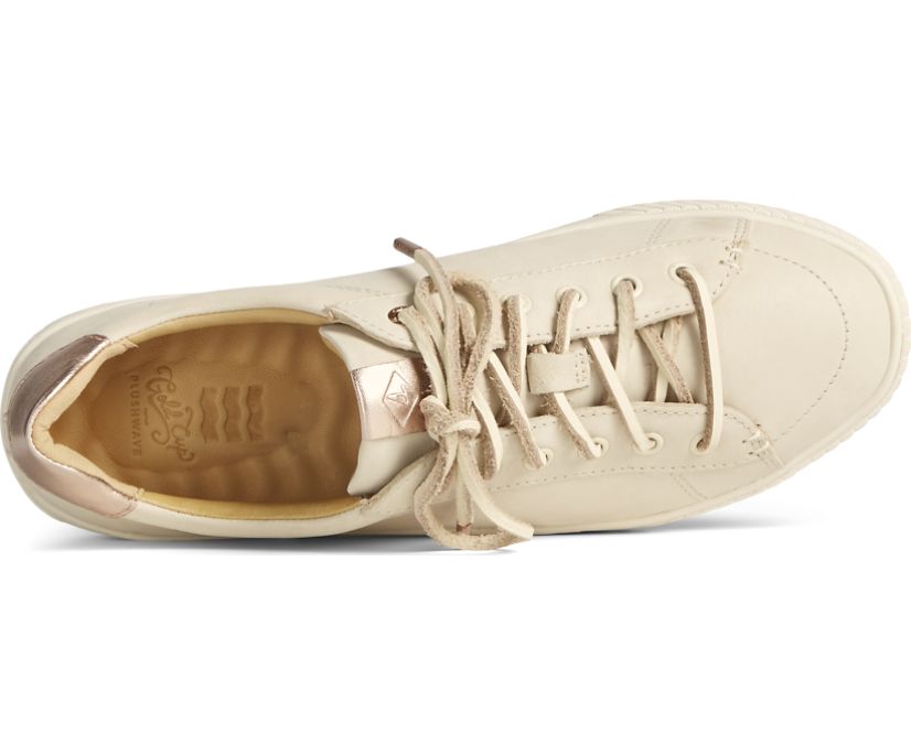 Zapatillas Sperry Gold Cup Anchor PLUSHWAVE Blancas | YTARGV089