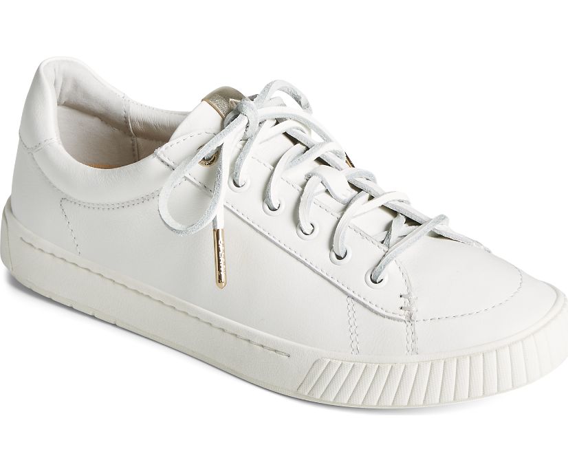 Zapatillas Sperry Gold Cup Anchor PLUSHWAVE Blancas | ZQUTLR083