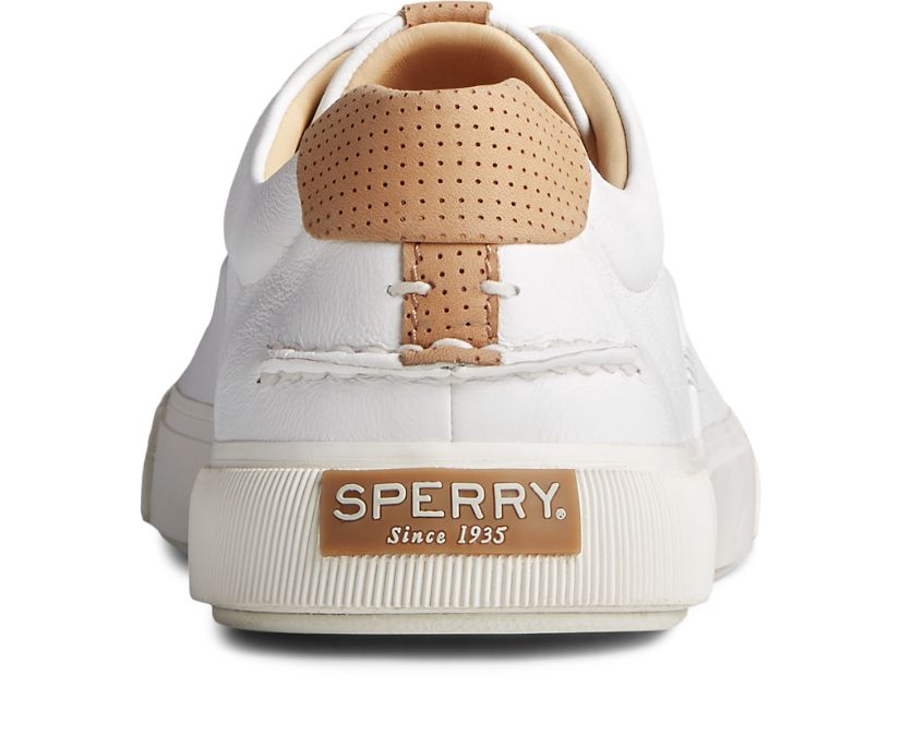 Zapatillas Sperry Gold Cup Striper PLUSHWAVE CVO Blancas | YXGQTA854