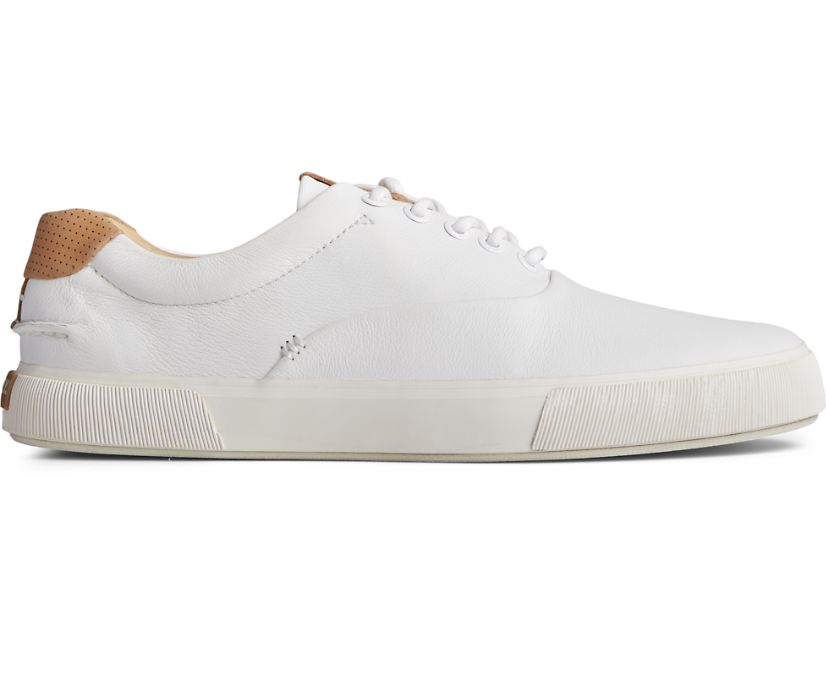 Zapatillas Sperry Gold Cup Striper PLUSHWAVE CVO Blancas | YXGQTA854