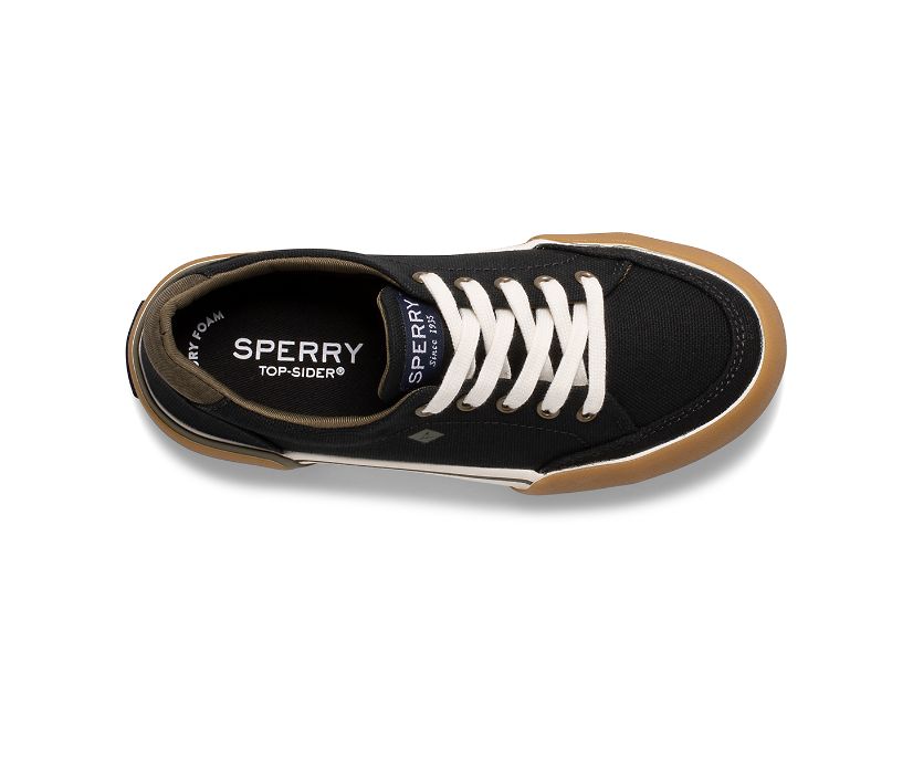 Zapatillas Sperry Harbor Tide Washable Negras | AVUZOK047