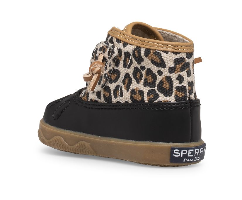 Zapatillas Sperry Icestorm Crib Negras | KPNWHQ195