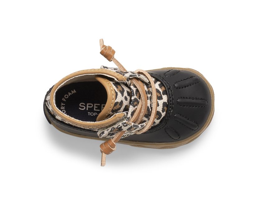 Zapatillas Sperry Icestorm Crib Negras | KPNWHQ195