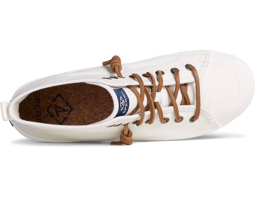 Zapatillas Sperry SeaCycled™ Crest High Top Blancas | AEMNTP726