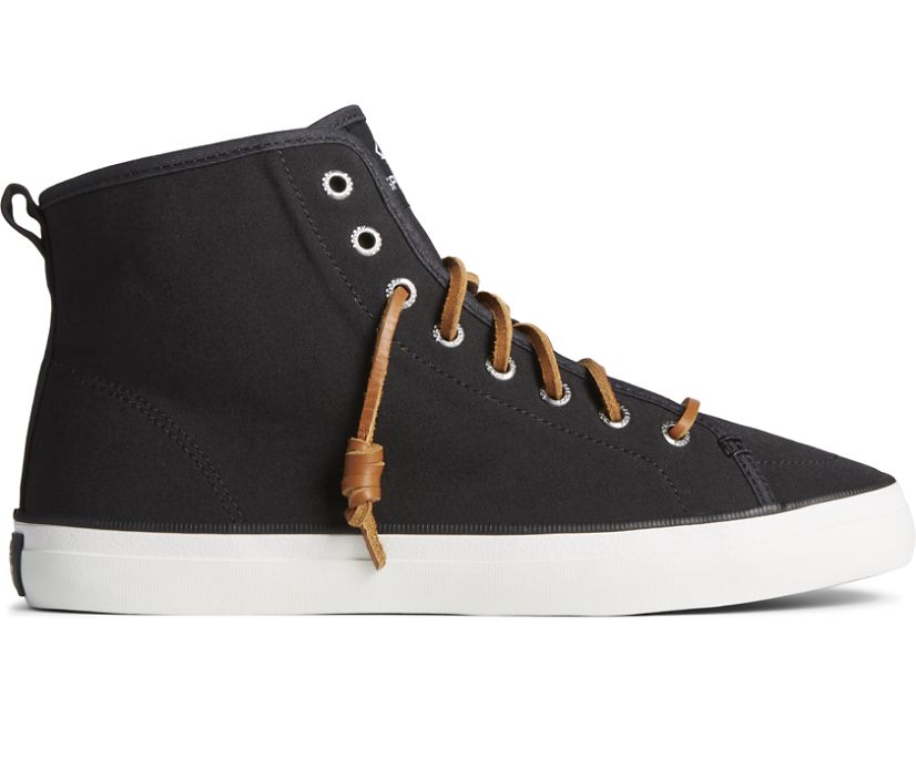 Zapatillas Sperry SeaCycled™ Crest High Top Negras | TMEOVH380