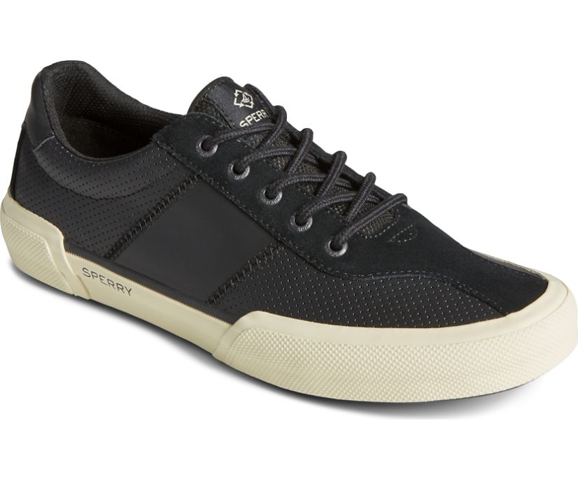 Zapatillas Sperry SeaCycled™ Soletide 2-Eye Negras | TSZRUQ483