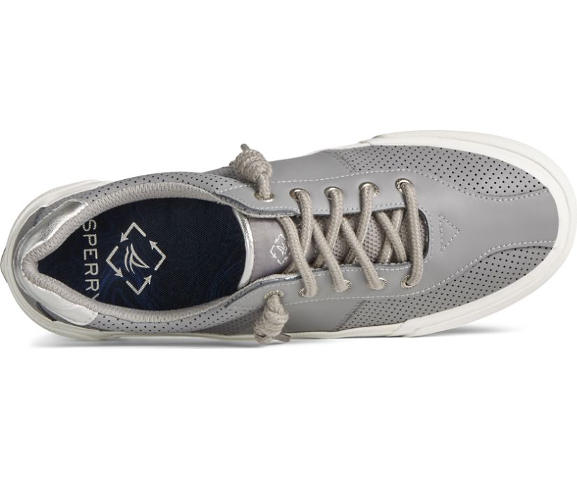 Zapatillas Sperry SeaCycled™ Soletide Racy Metallic Gris | YWRPON457