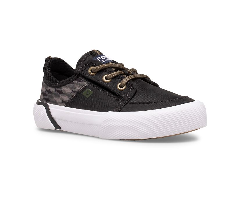 Zapatillas Sperry Soletide Junior Negras Gris | JZLTYV107