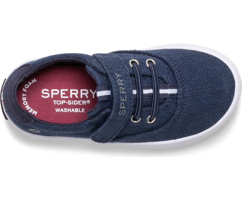 Zapatillas Sperry Spinnaker Junior Washable Azul Marino | YPKQSV237