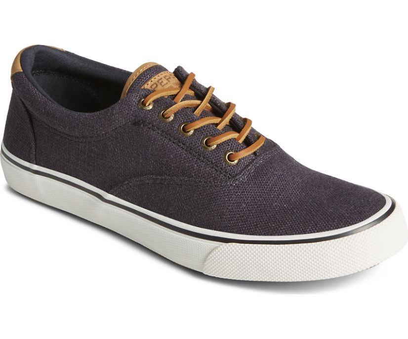 Zapatillas Sperry Striper II CVO Hemp Negras | OCQNHG714