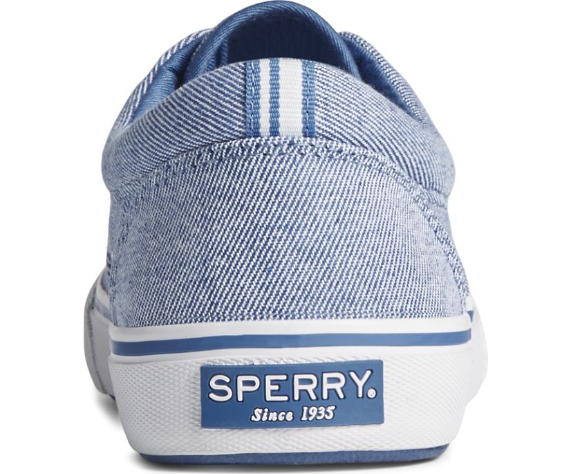 Zapatillas Sperry Striper II CVO Washed Twill Azules | IYSDFQ597