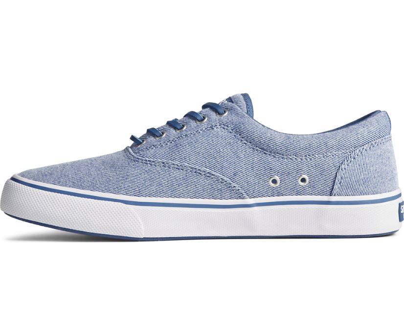 Zapatillas Sperry Striper II CVO Washed Twill Azules | IYSDFQ597