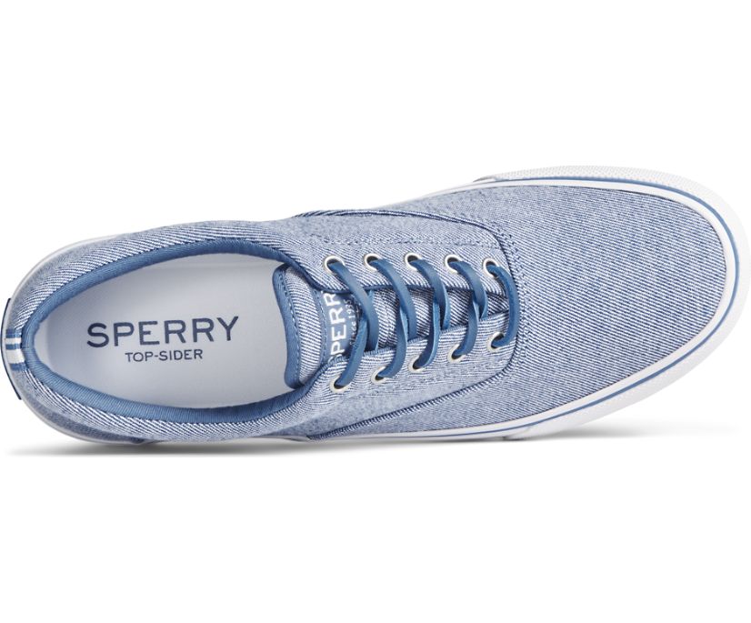 Zapatillas Sperry Striper II CVO Washed Twill Azules | IYSDFQ597